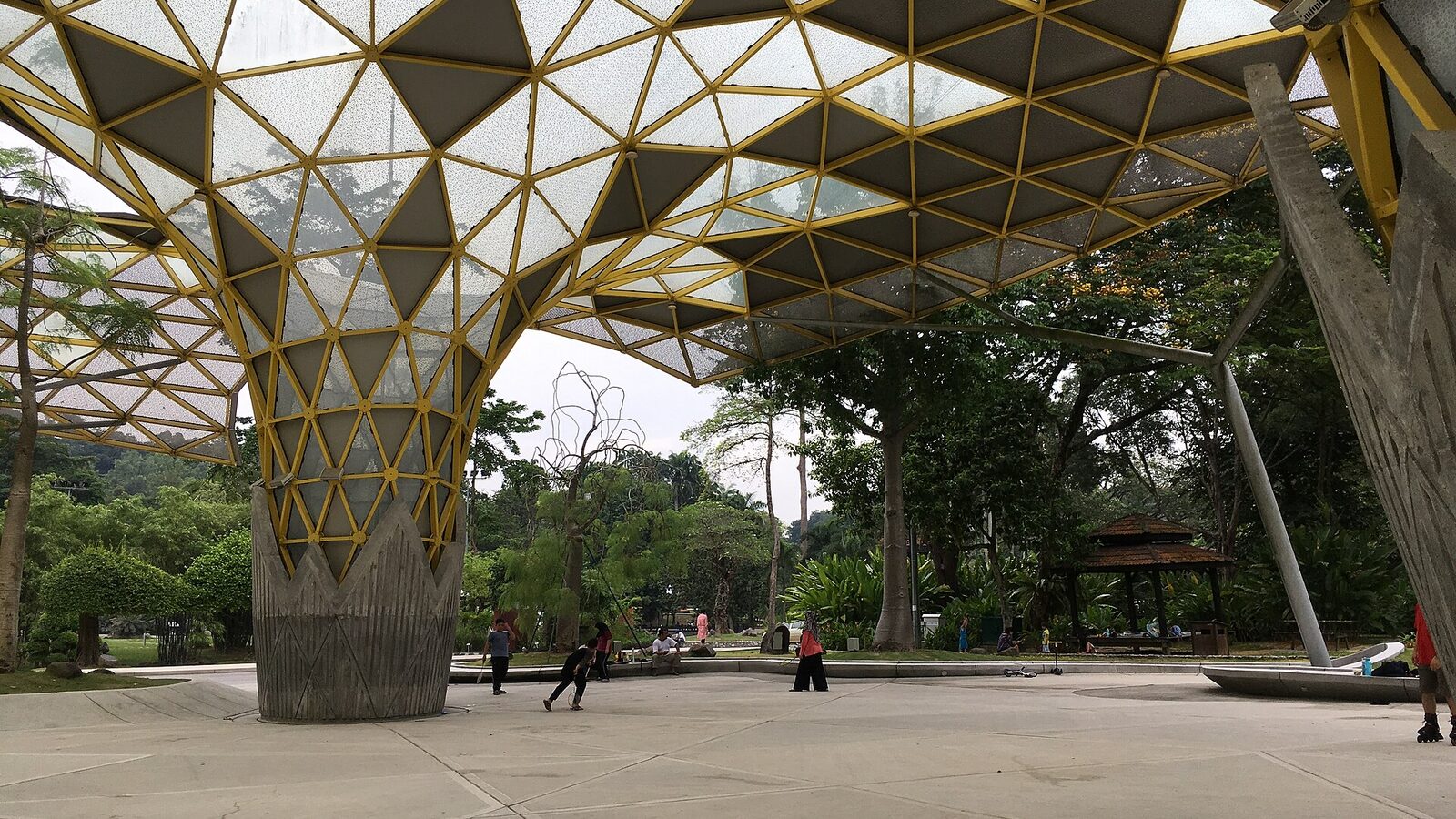Canopy at the Main Square (Laman Perdana) of Botanical Gardens