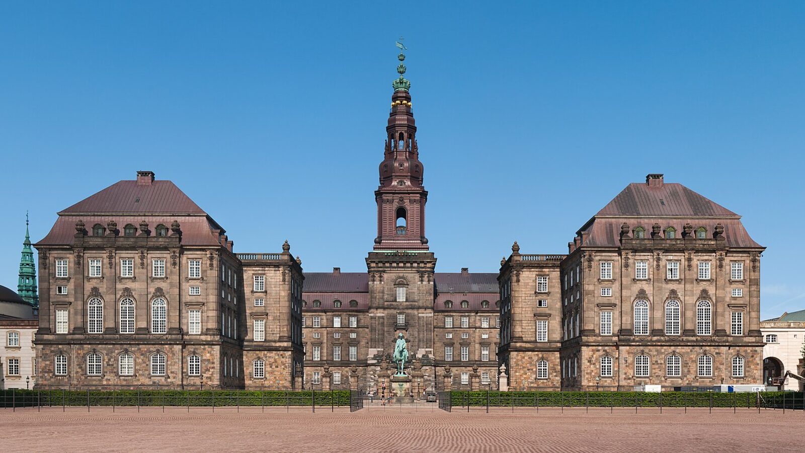 Christiansborg Slot in Copenhagen Slotsholmen ("Christiansborg Palace")