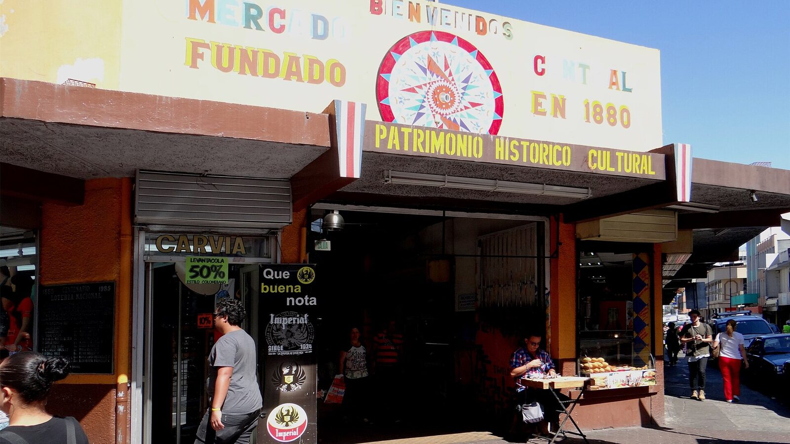 Entrée du marché central, San José, Costa Rica