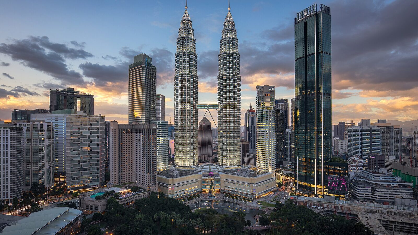 Petronas Towers in December 2019