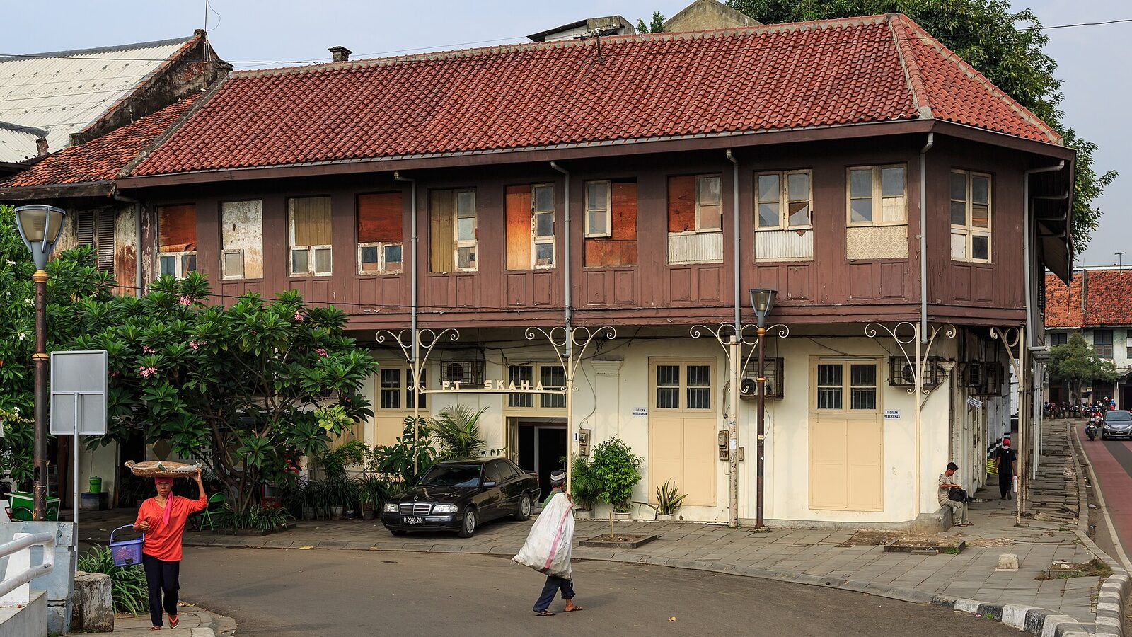 Jakarta, Indonesia: A colonial building in Old Town Jakarta