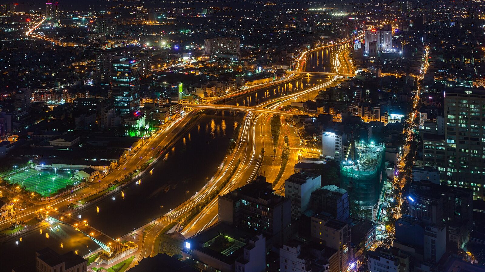 View of Ho Chi Minh City from Bitexco Financial Tower, Vietnam