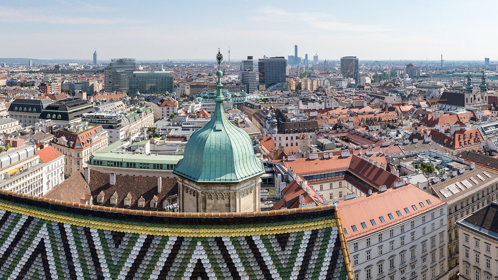 View from South Tower of St. Stephen’s Cathedral, Vienna, Austria