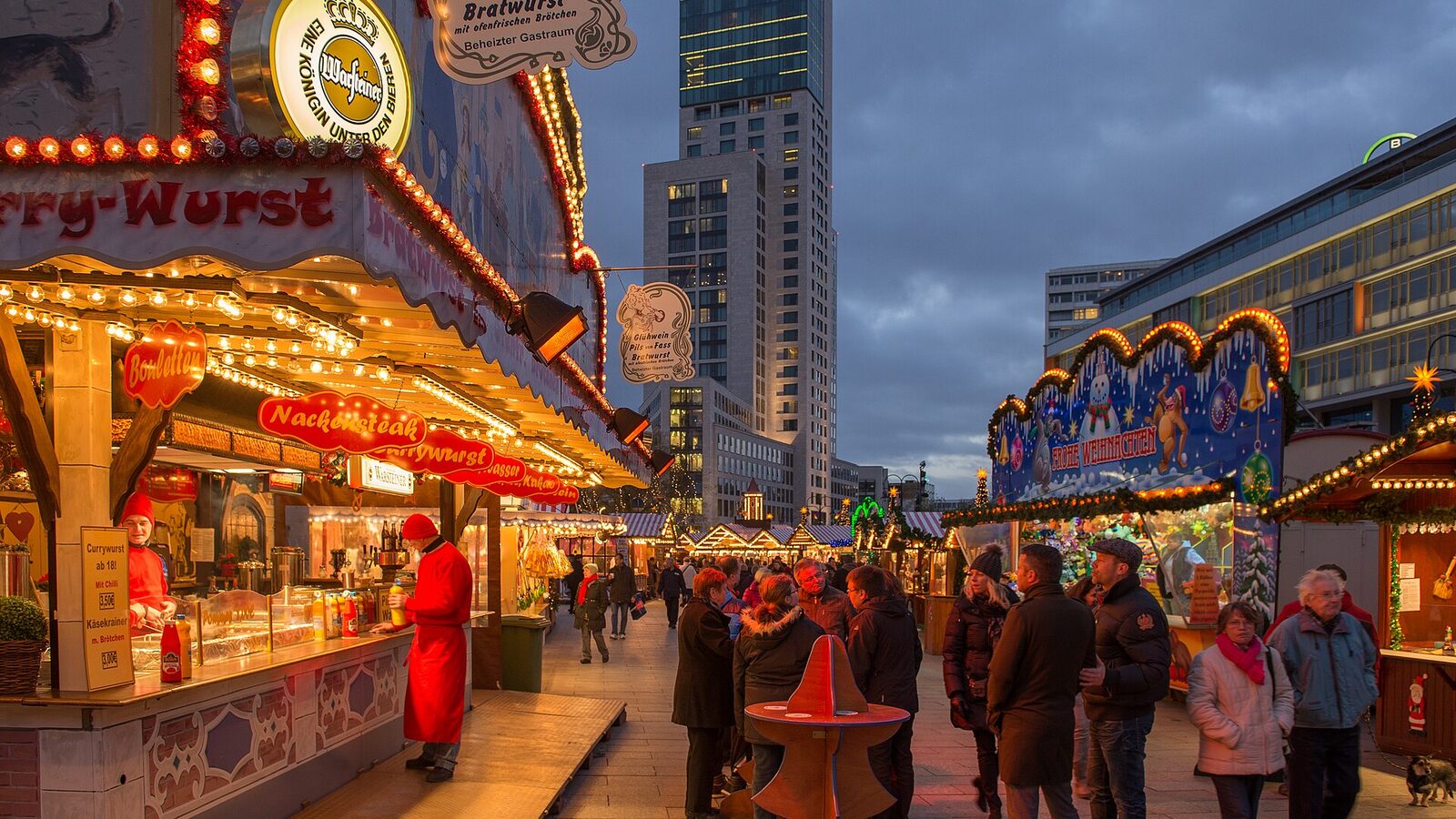 Christmas market at Breitscheidplatz, Berlin