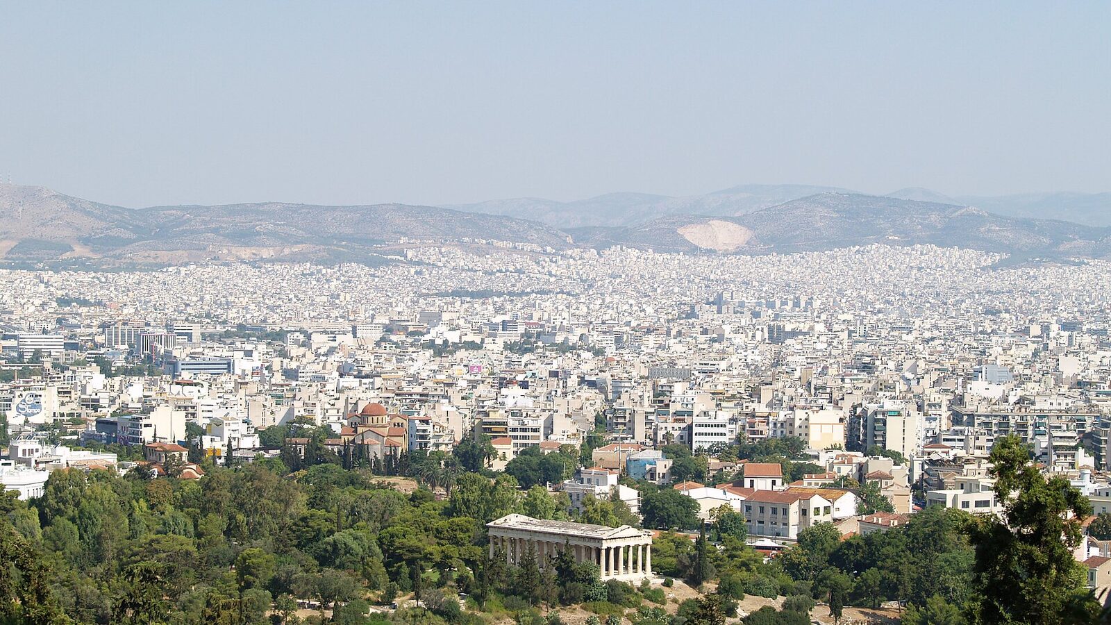 Temple of Hephaestus and the old Agora