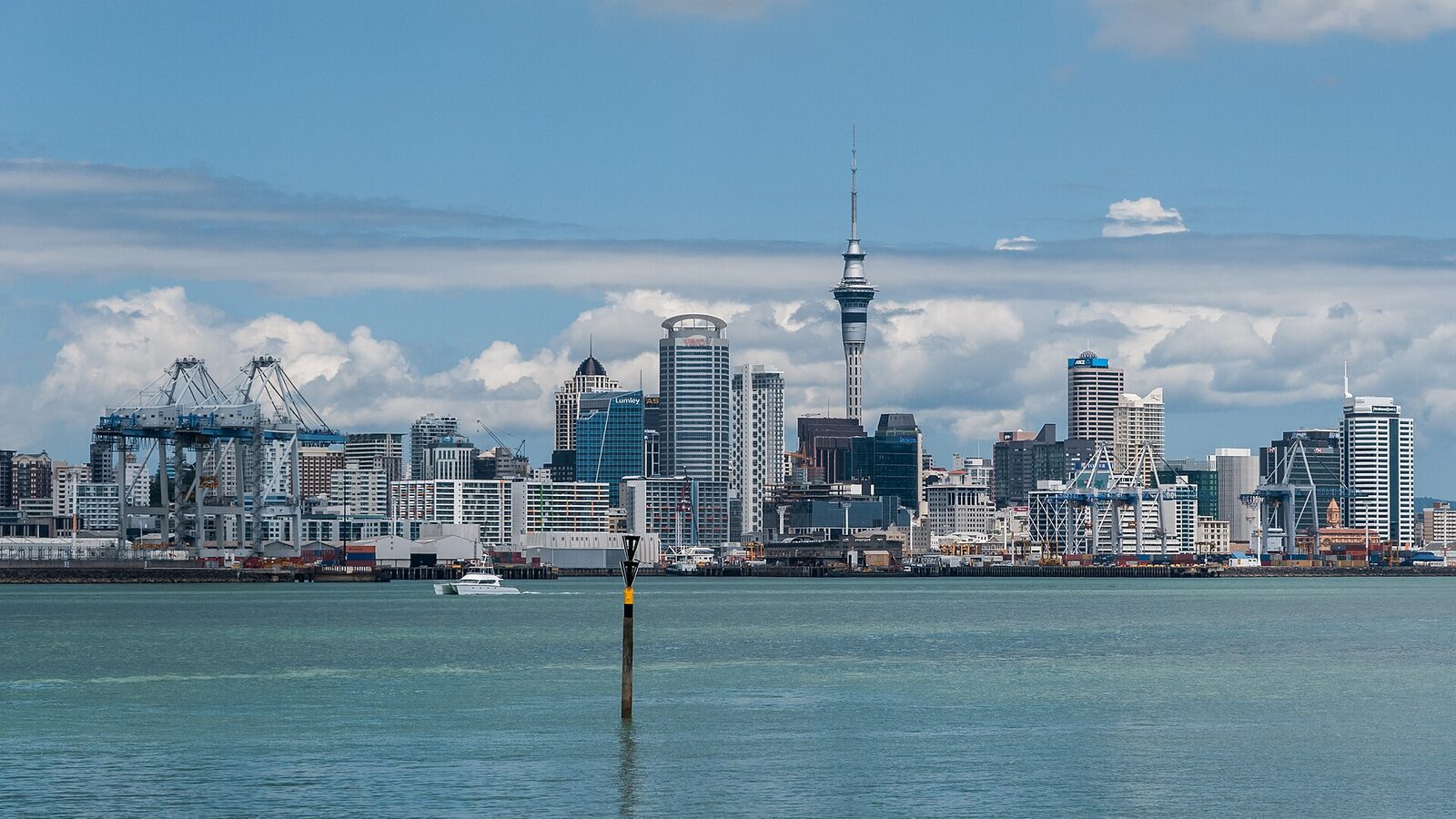 The skyline of Auckland as seen from Devonport in 2010