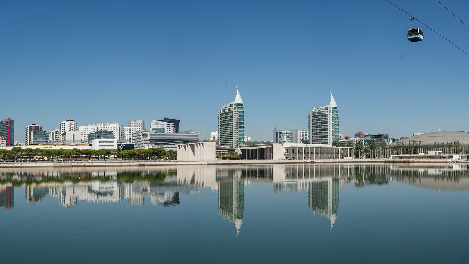 Panoramic view, Parque das Nações, Lisbon, Portugal