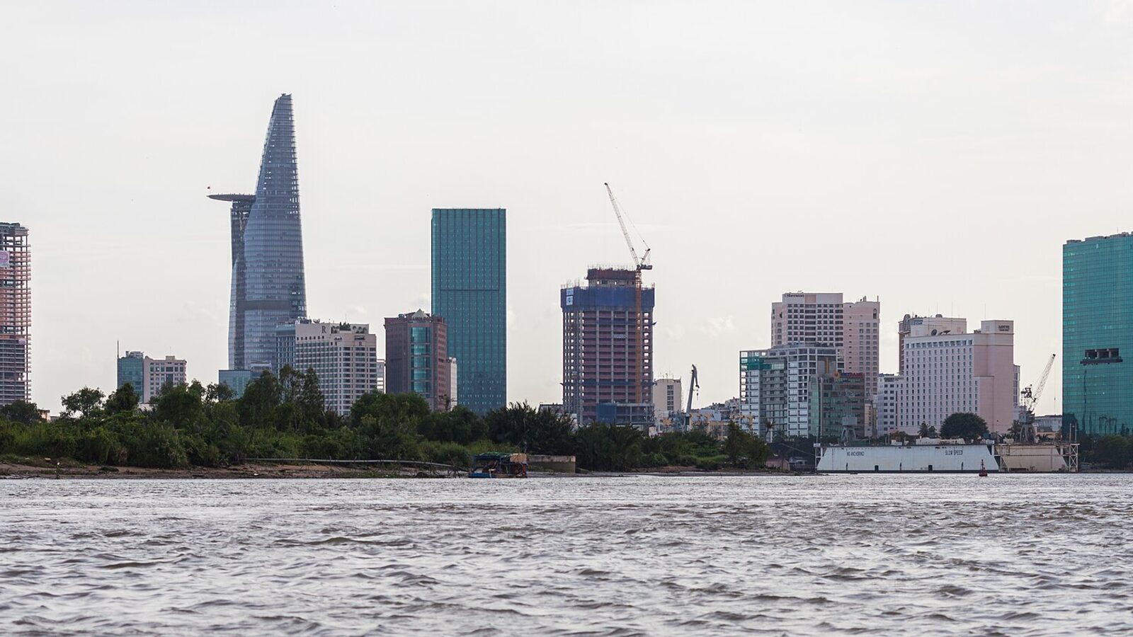 Saigon river, Ho Chi Minh City, Vietnam