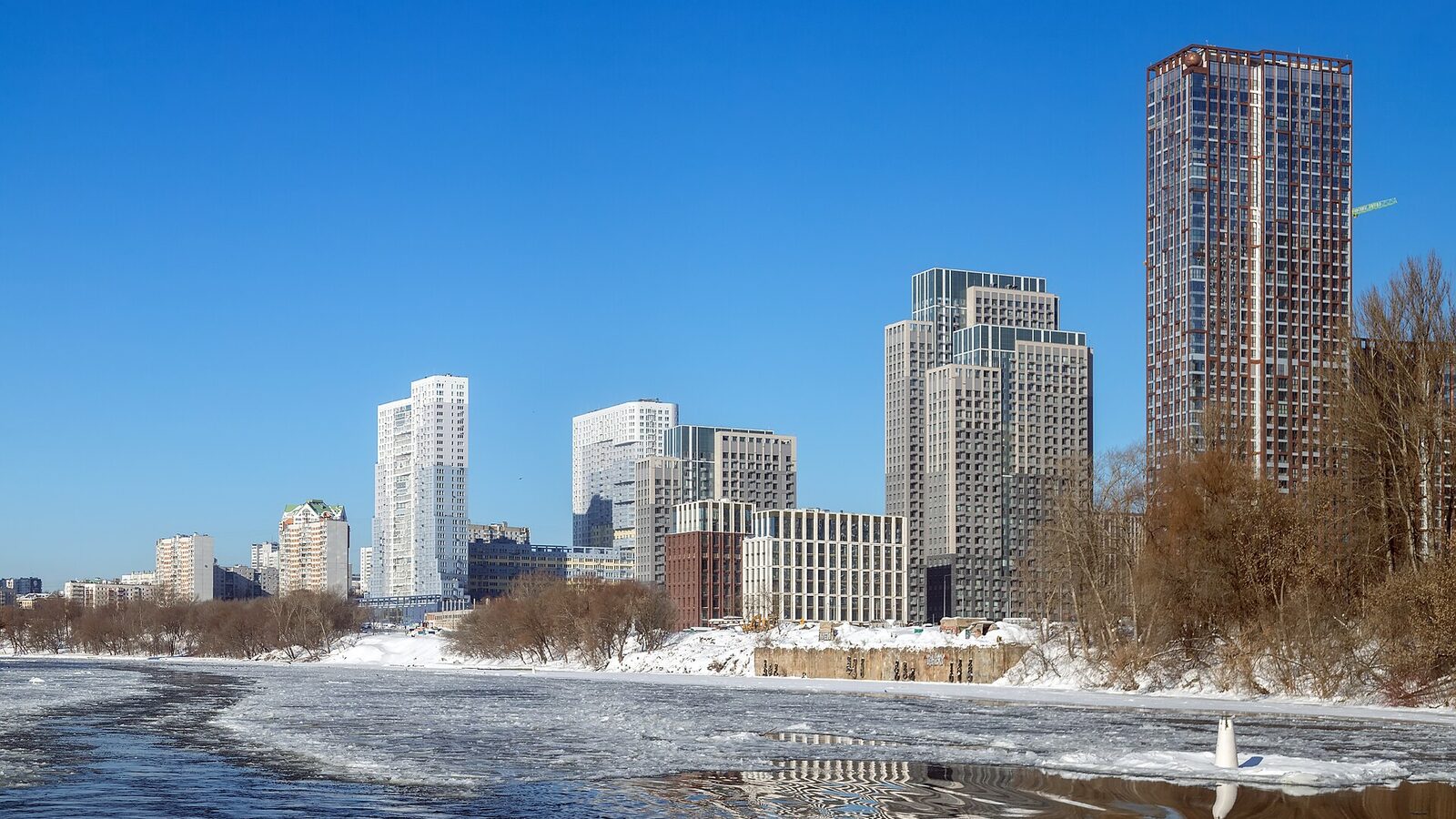 Utyosov, Freedom and Sydney City residential complexes. Shelepikhinskaya embankment, Khoroshevo-Mnevniki, Moscow