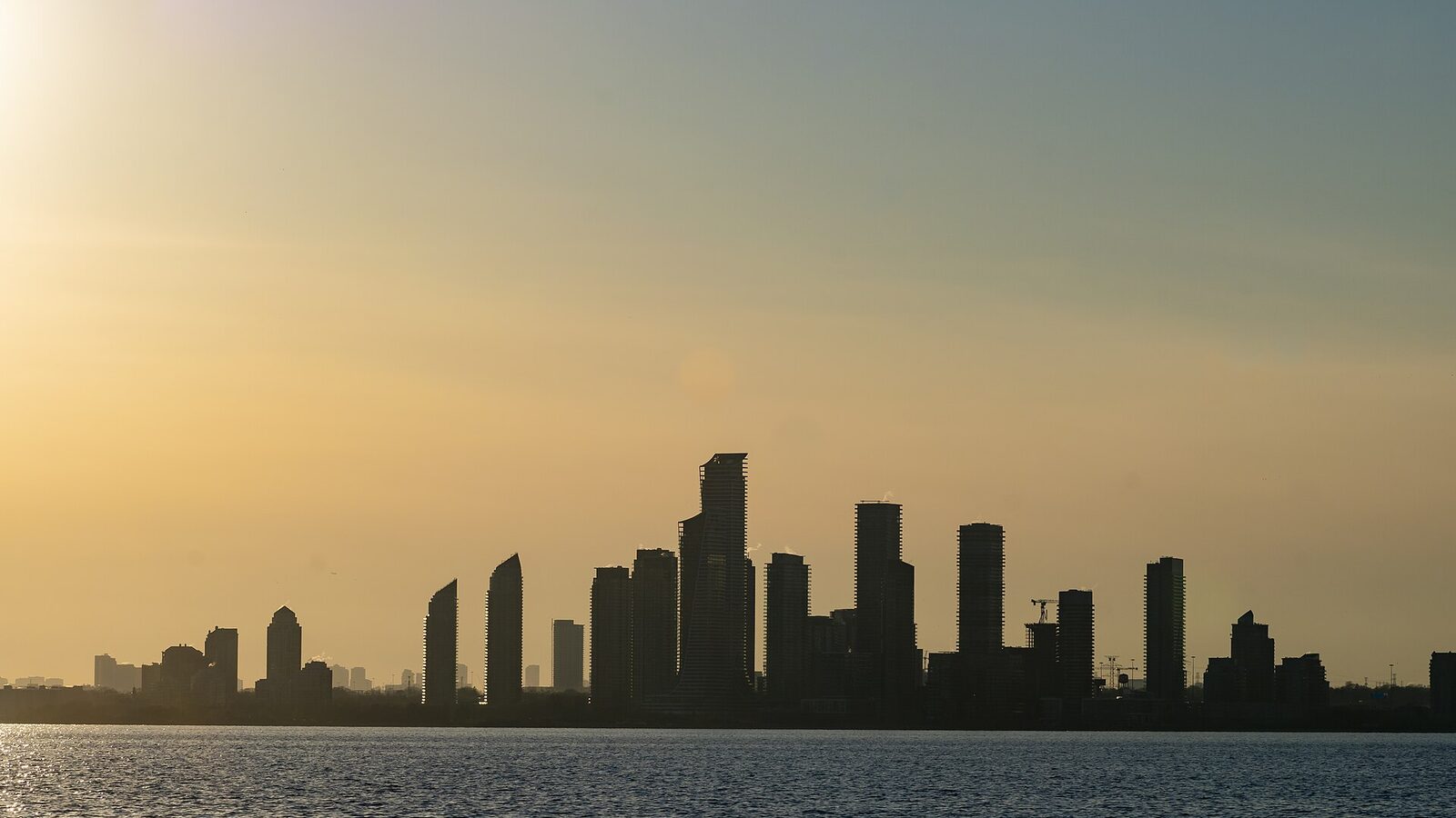 Sunset from Ontario Place, Toronto, Canada