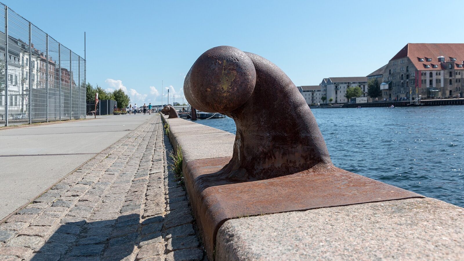 Bollard at Inderhavn, Copenhagen, Denmark
