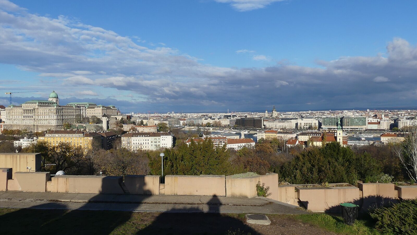 Budapest skyline from Gellért Hill