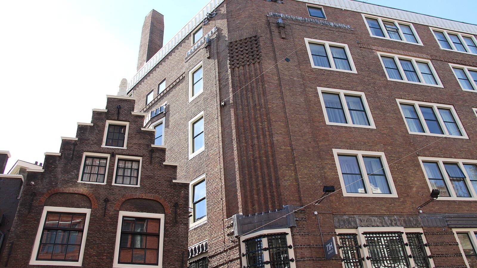 Nieuwezijde - Spuistraat NH Hotel housed in an Amsterdam School style building