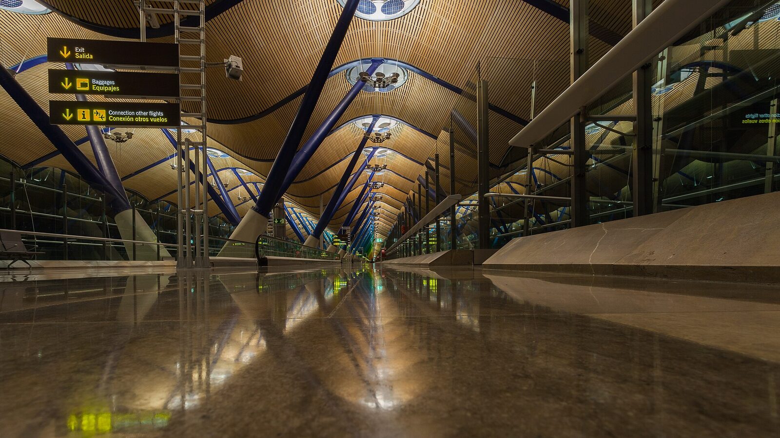 Terminal 4S, Airport of Barajas, Madrid, Spain