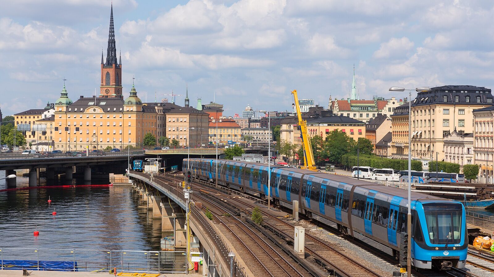 Söderströmsbron and the old town, Stockholm