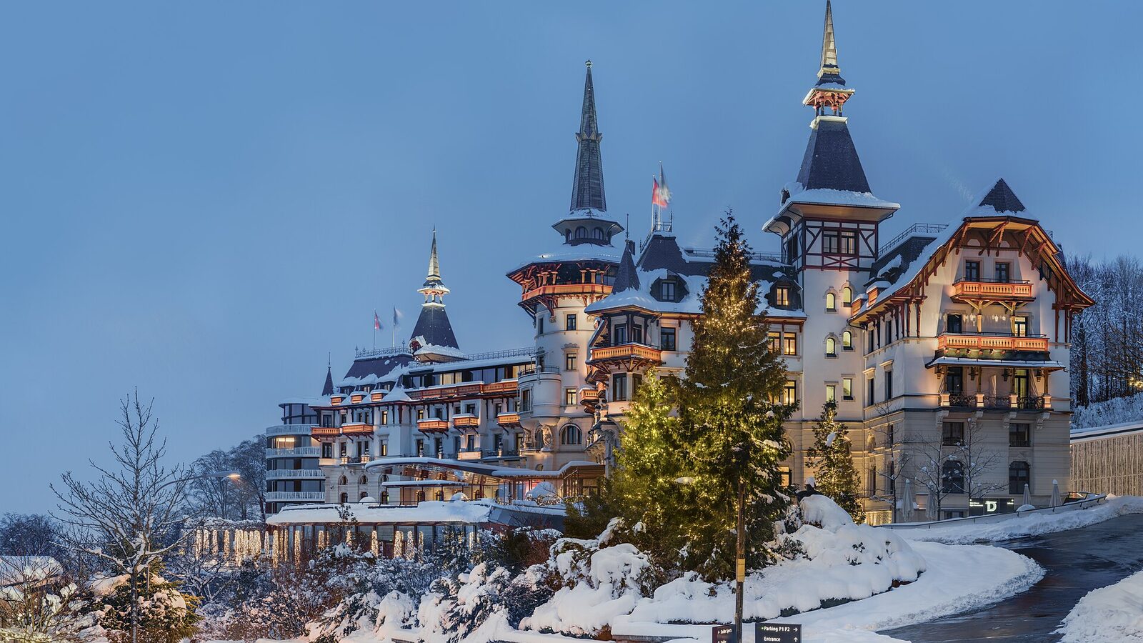 Hotel Dolder Grand in Zurich, Switzerland, (formerly known as Grand Hotel Dolder)