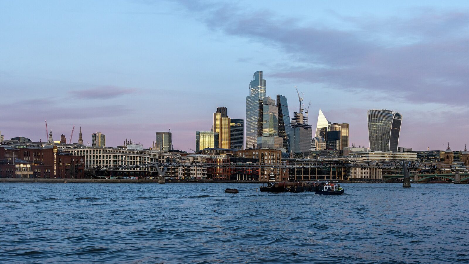 The City of London across the Thames